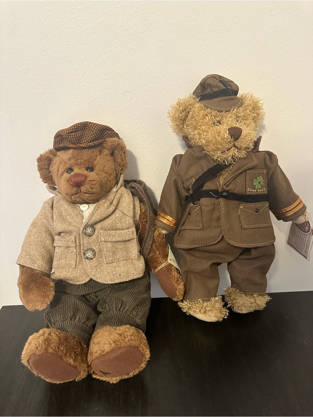 Set of 2 Vtg Ganz Teddy Bears Collectors bears